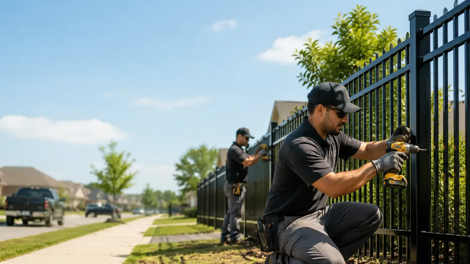 Metal Fence Installation in Evansville, AR